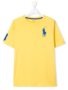 Ralph Lauren Kids футболка с вышитым логотипом