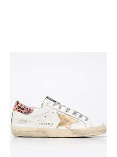 Golden Goose кеды Superstar с леопардовым принтом