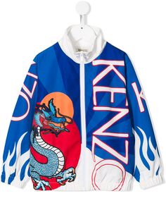 Kenzo Kids бомбер на молнии с логотипом