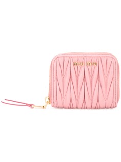 Miu Miu фактурный кошелек на молнии