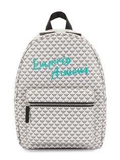 Emporio Armani Kids рюкзак на молнии с монограммой