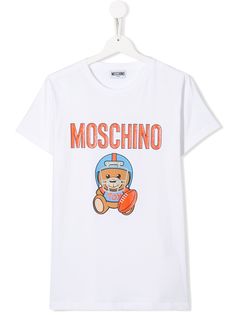Moschino Kids футболка с принтом Teddy Bear и логотипом