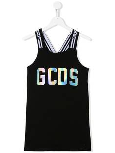 Gcds Kids топ с аппликацией логотипа