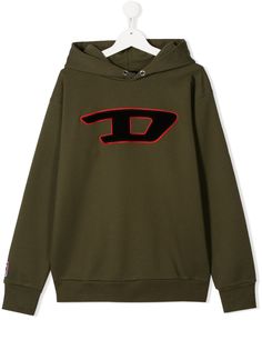 Diesel Kids худи вышитым логотипом