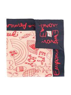 Emporio Armani Kids платок с абстрактным принтом