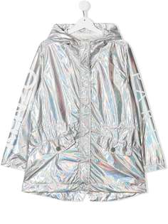 Kenzo Kids переливающаяся куртка с капюшоном