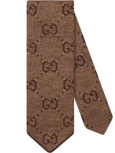 Gucci галстук с узором GG