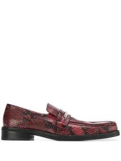 Martine Rose square toe loafers