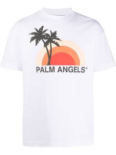 Palm Angels футболка с графичным принтом