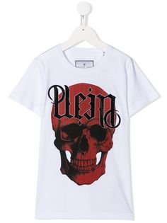 Philipp Plein Junior футболка Gothic с логотипом