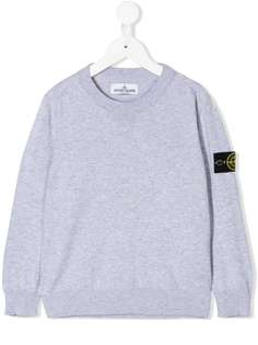 Stone Island Junior джемпер с нашивкой-логотипом