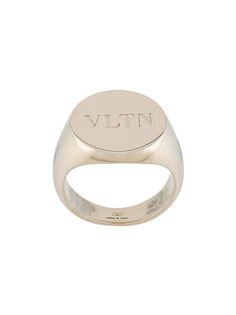 Valentino кольцо Valentino Garavani с логотипом VLTN