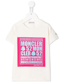 Moncler Enfant футболка Moncler 52 с логотипом