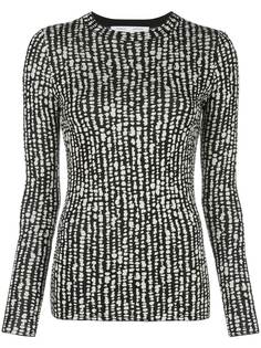 Proenza Schouler White Label жаккардовый джемпер в мелкую точку