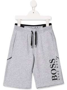 BOSS Kidswear шорты с кулиской и логотипом