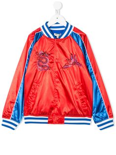 Kenzo Kids бомбер с вышивкой