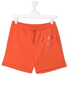 Moschino Kids спортивные шорты с логотипом