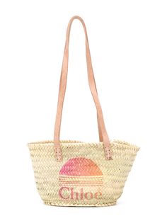 Chloé Kids пляжная сумка с логотипом