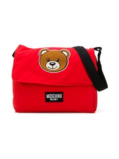 Moschino Kids сумка на плечо с вышитым логотипом