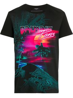 Balmain tropical future T-shirt