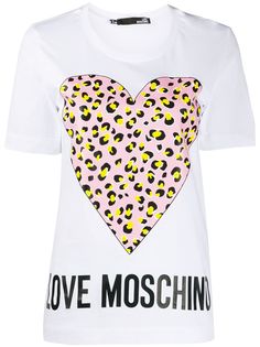 Love Moschino футболка с принтом
