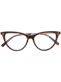 Stella McCartney Eyewear очки в оправе кошачий глаз черепаховой расцветки
