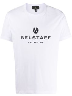 Belstaff футболка с круглым вырезом и логотипом