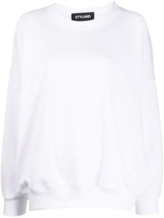 Styland толстовка оверсайз с круглым вырезом