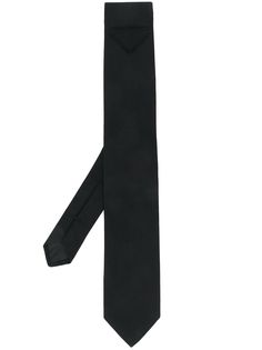 Prada однотонный галстук
