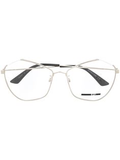 McQ Alexander McQueen очки в геометричной оправе кошачий глаз