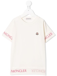 Moncler Kids футболка с логотипом