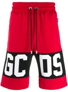 Gcds logo-print track shorts