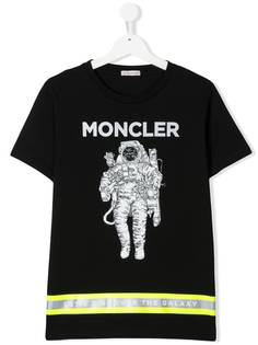 Moncler Kids футболка с короткими рукавами и логотипом