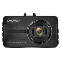 Видеорегистратор Digma FreeDrive 207 DUAL Night FHD, черный