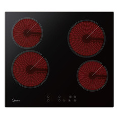Варочная панель Midea MCH64160, Hi-Light, независимая, черный
