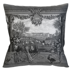 Арт-подушка «версаль» (object desire) серый 45x12x45 см.