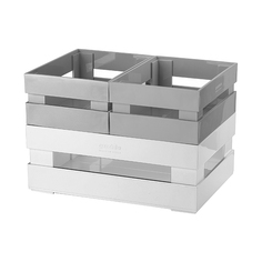 Набор из 3 ящиков tidy &amp; store (guzzini) серый 22x15x15 см.