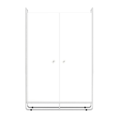 Шкаф bauhaus (woodi) белый 150x220x60 см.