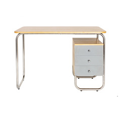 Рабочий стол bauhaus (woodi) серый 110x75x70 см.