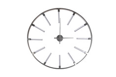Часы настенные круглые (garda decor) серебристый