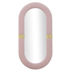 Зеркало настенное servitor (to4rooms) розовый 40x80x2 см.