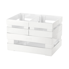 Набор из 3 ящиков tidy &amp; store (guzzini) белый 22x15x15 см.