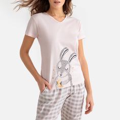 Пижама с рисунком зайчик Dodo