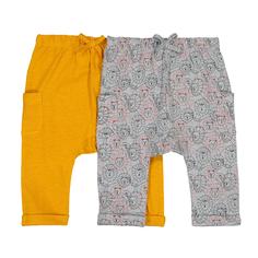 2 шаровар из хлопкового джерси, 1 мес. - 3 года La Redoute Collections
