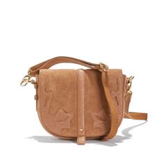 Сумка кожаная в стиле вестерн La Redoute Collections