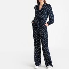 Комбинезон с брюками в горошек La Redoute Collections