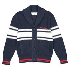 Кардиган с шалевым воротником US Campus 3-12 лет La Redoute Collections