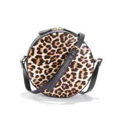 Сумка круглая с леопардовым рисунком La Redoute Collections