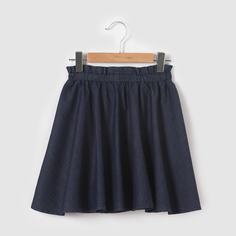 Юбка расклешенная джинсовая, 3-12 лет La Redoute Collections