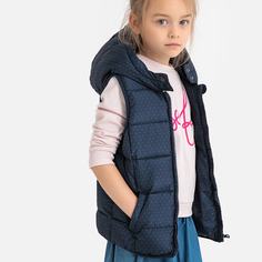 Куртка стеганая без рукавов с рисунком, 3-12 лет La Redoute Collections